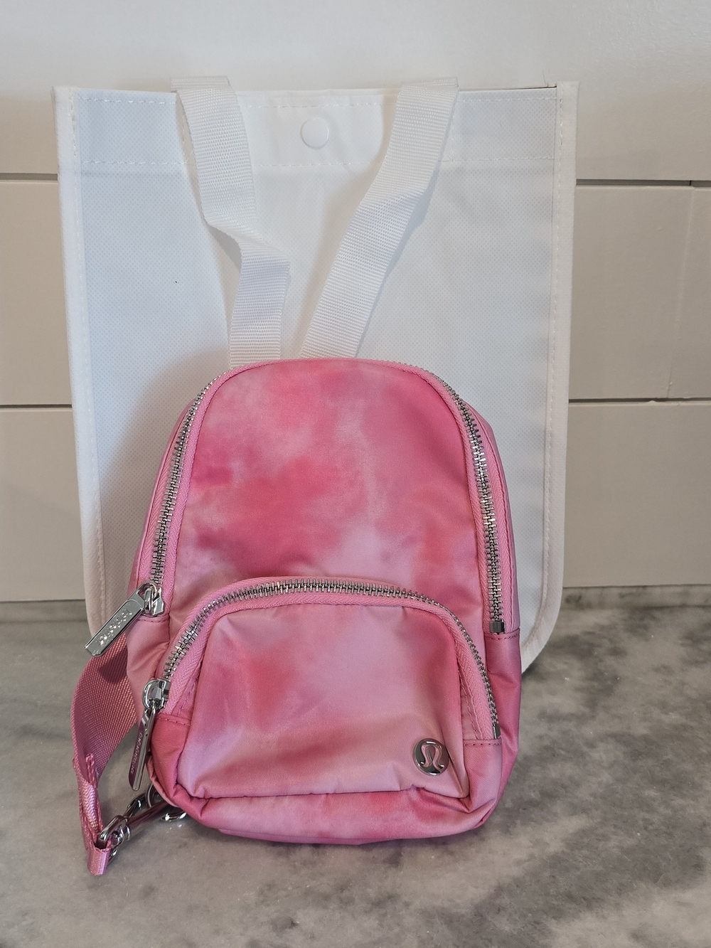 Lululemon Everywhere Sling Bag SM Candy Cloud NWT SOLD OUT